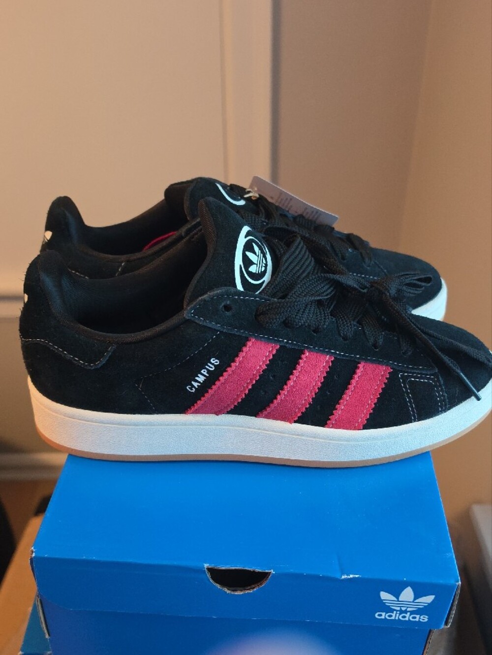 adidas Campus 00s Originals Core Black Victory Red Men 8 Women 9 - Picture 4 of 7